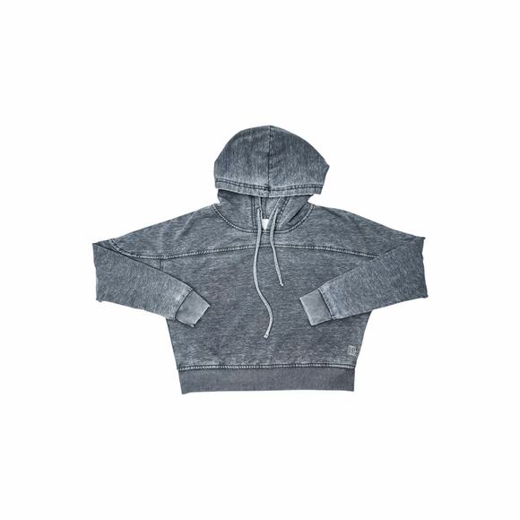 Balance Collection Grey Cropped Hoodie - Size Small - Picture 5 of 7